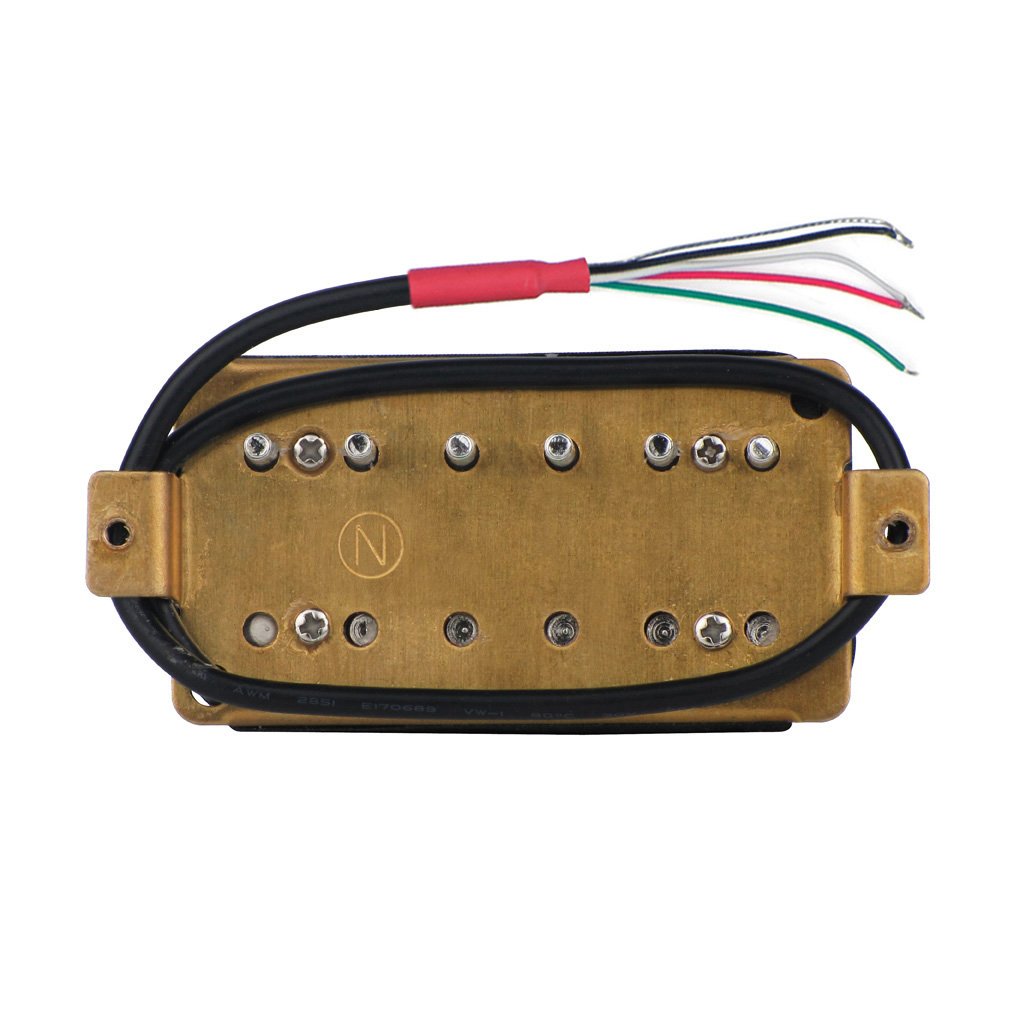 FLEOR Electric Guitar Humbucker Pickups Ceramic Double Coil Guitar Bridge Pickup & Neck Pickups Set-White